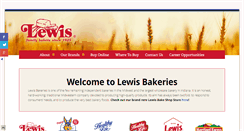 Desktop Screenshot of lewisbakeries.net