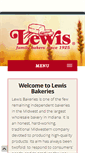 Mobile Screenshot of lewisbakeries.net