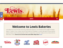 Tablet Screenshot of lewisbakeries.net